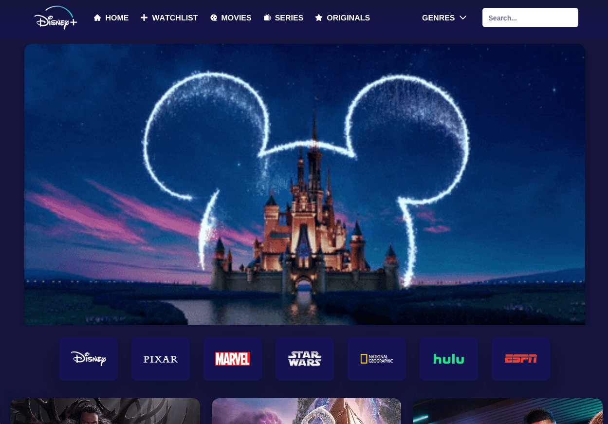 Disney+ Clone
